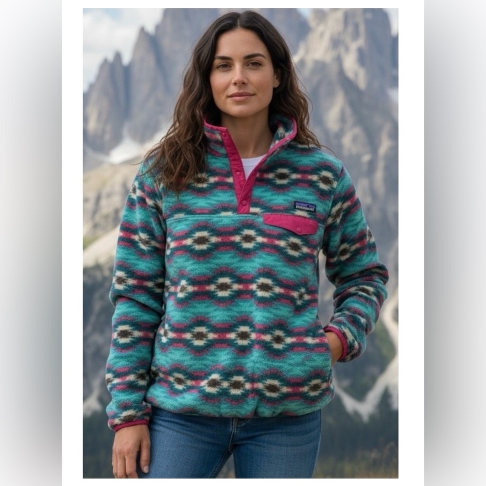 Patagonia synchilla southwest aztec desert Fleece Pullover size small